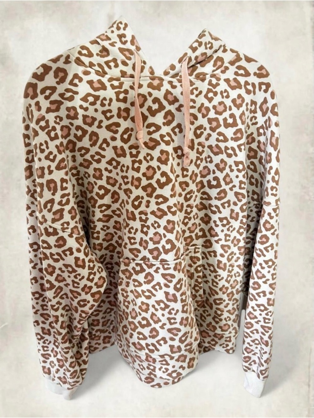 Ugg Women's Kes Leopard Print Fleece Pullover Hoodie View 2